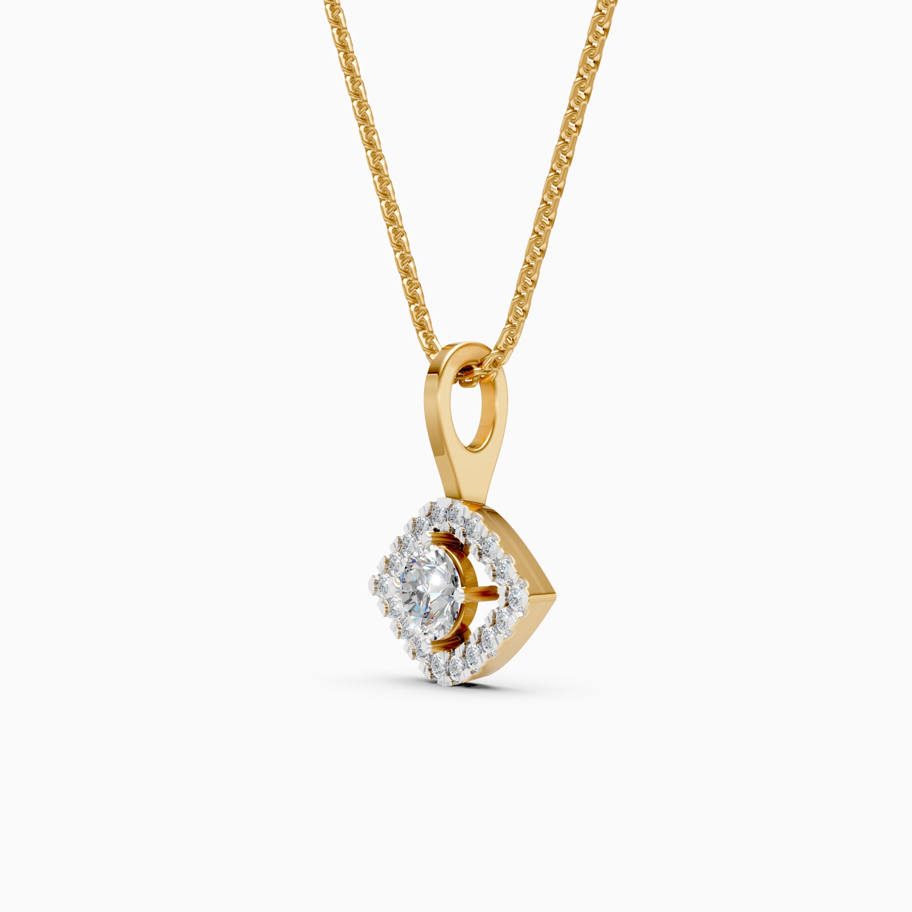 Twinkle Eye Lab Grown Diamond Pendant